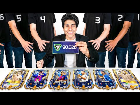 بمناسبة ال6 مليون فاجأت 6 متابعين ب90,020 بوينت