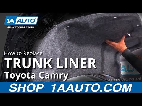 How to Remove Trunk Liner 11-17 Toyota Camry