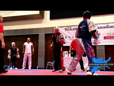 Samuel Gagnon vs Avery Plowden - Team Sparring - Canadian Open 2014