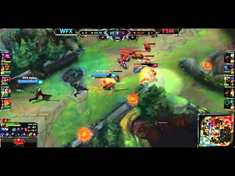 BJERGSEN ZED - Great Escape - League of Legends NA LCS TSM vs WFX