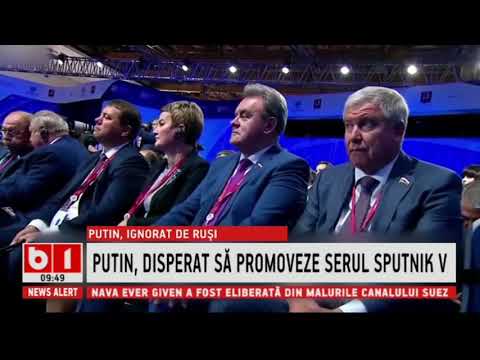 PUTIN, DISPERAT SA PROMOVEZE SERUL SPUTNIK V_Stiri B1_29 martie 2021