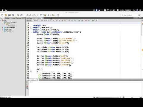 Program On Basic Add Subtract Multiply Division Function Perform Using Java