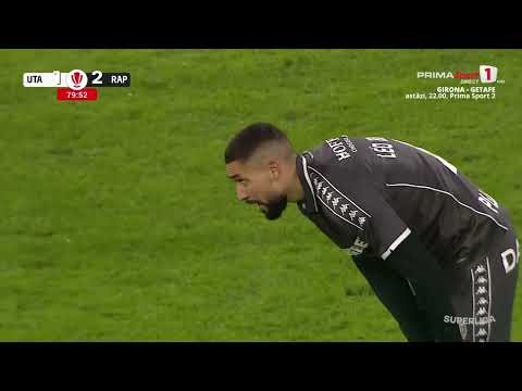 GOOOL! UTA - Rapid 1-2. Bolgado înscrie cu un șut din careu și îi aduce în avantaj pe giuleșteni