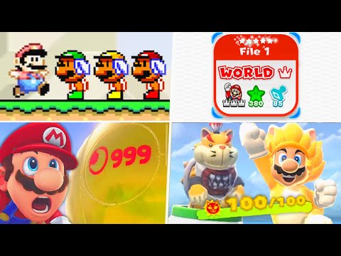 Evolution of 100% Completion Rewards in Mario Games (1986 - 2021)