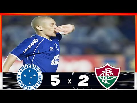 Cruzeiro 5x2 Fluminense ●Campeonato Brasileiro 2003● ★Melhores Momentos★ ●Show de Alex●