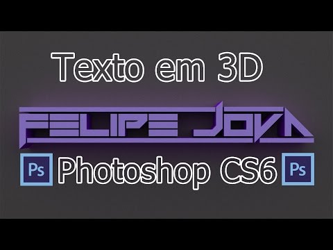 TEXTO EM 3D PHOTOSHOP CS6