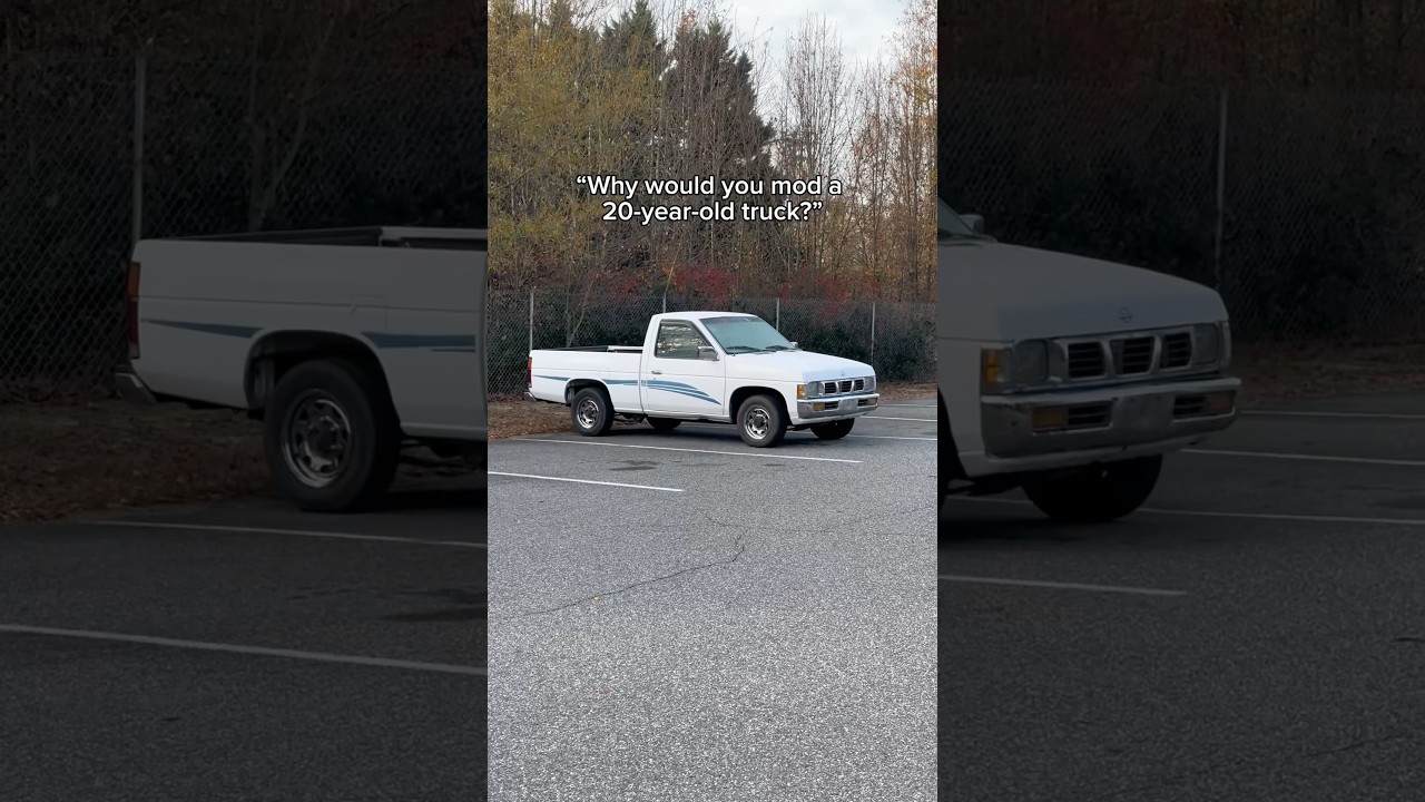 Blacked out and lowered would be perfect #automobile #cartok #truck #nissan #hardbody #d21