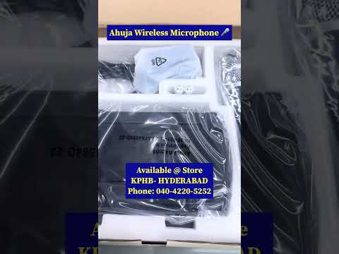 Ahuja Wireless Microphone 2025 Review | best wireless Mic | Wireless #ahuja #amplifier #microphone