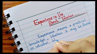 Learning Beyond the Classroom: Why Experience Is the Best Teacher | Expand the theme In English