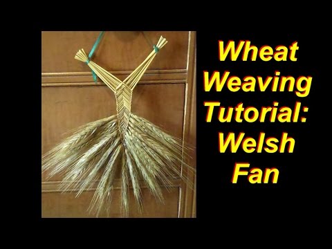 Wheat Weaving Tutorial: Welsh Fan