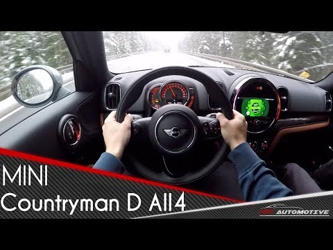 MINI Cooper D Countryman ALL4 POV Test Drive + Acceleration 0 - 200 km/h