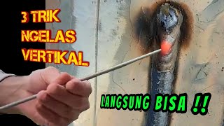 Download lagu Teknik Ngelas Vertikal (Cara Ngelas Naik) | Vertical Electric Welding Trick mp3