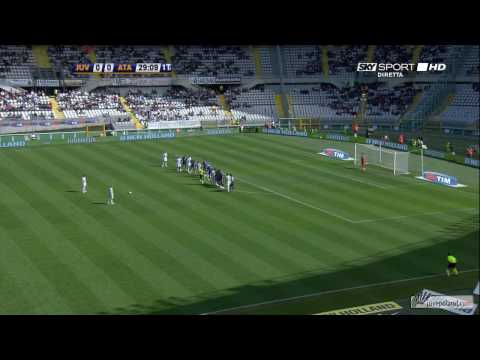 09/10 serie A 31R Juventus v Siena Del piero freekick goal