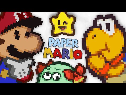 PAPER MARIO 64... the BEST one but also the WORST one