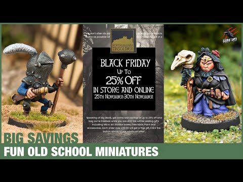 SAVE ON FUN OLD SCHOOL MINIATURES! Northumbrian Tin Soldier - Great Gifts For Weekend Warriors & D&D