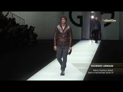 GIORGIO ARMANI Milan Fashion Week Men's Fall/Winter 2018-19