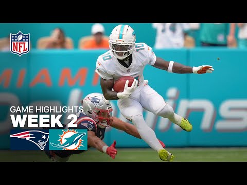 New England Patriots vs Miami Dolphins Game Highlights | 2025 NFL Season Week 2