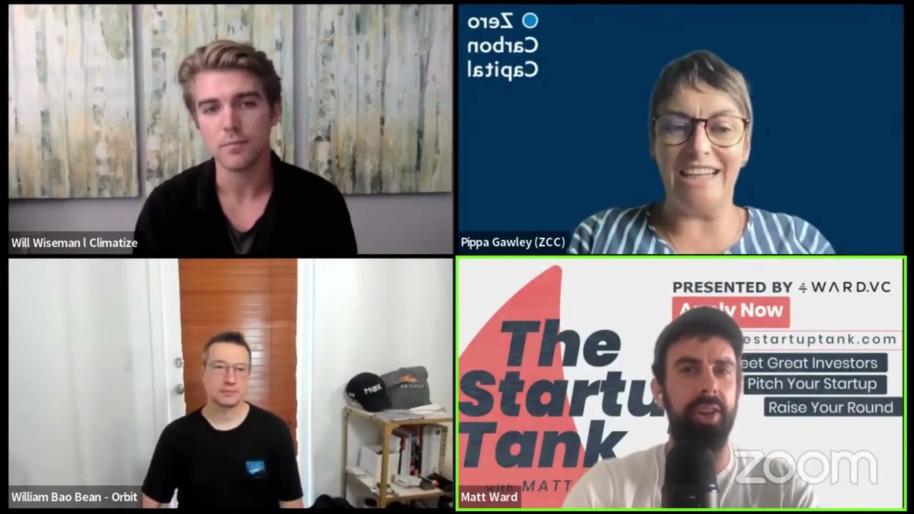 The Startup Tank Investor Pitch Show: Climatize: Facilitating simpler, passive green investments