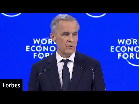 Canadian PM Mark Carney Decries Trump's Greenland Threats, Tariffs At World Economic Forum In Davos