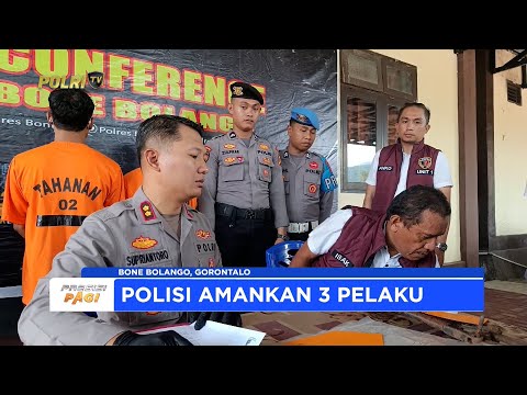 POLRES BONE BOLANGO AMANKAN 3 PENCURI KABEL TEMBAGA