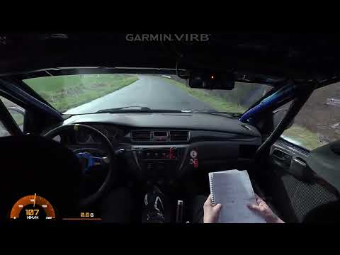 Mariusz Zieliński / Ryszard Chlebowski Rajd SKJS Anna OS Farorz II 26.03.2023 Mitsubishi Lancer EVO