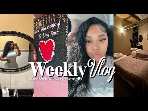 SURPRISE SPA DAY • FEELING DOWN • GOT TIPSY FOR FREEEE • PACKING FOR VACAY | Gina Jyneen