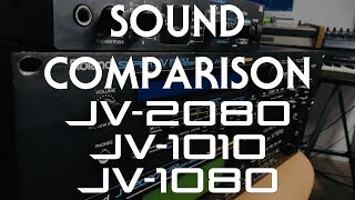Video thumbnail for Comparison: Roland JV-2080 JV-1010 JV-1080 by The MIDI Maniac (Roger)