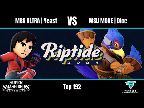 MBS ULTRA | Yeast (Mii Brawler) vs MSU MOVE | Dice (Falco) - Ultimate Top 192 - Riptide 2024