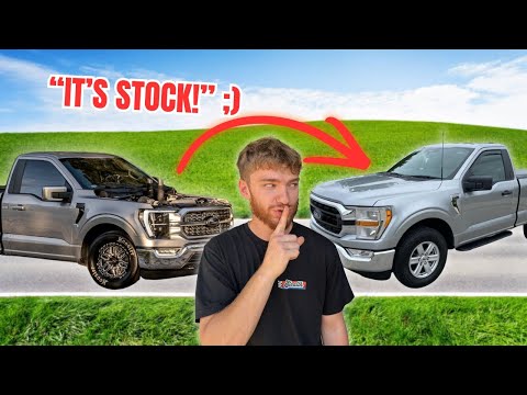 I made my RACE truck look STOCK...