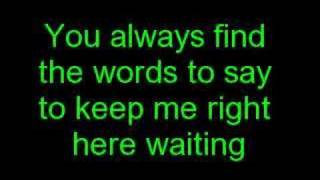 Staind-Right Here Lyrics