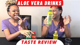🚨Taste Review🚨: ALOE VERA DRINKS  *** Surprising Reaction ***