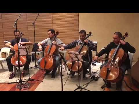 Hino CCB 303 - Violoncelo - Rafael Cesário, Moisés Ferreira, Joel de Souza e Mauro Brucoli