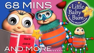 Itsy Bitsy Spider | Plus Lots More Classic Rhymes | 68 Minutes Compilation from LittleBabyBum!