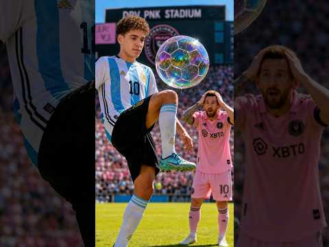 Kann man mit Messis Seifenblasen Jonglieren👀| Adam kickt #shorts