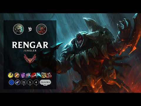 Rengar Jungle vs Graves - EUW Grandmaster Patch 12.20
