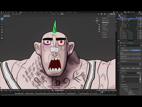 Blender Tutorial: Cartoon Character End-to-End Process