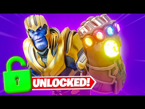 Unlocking *THANOS* EARLY in Fortnite