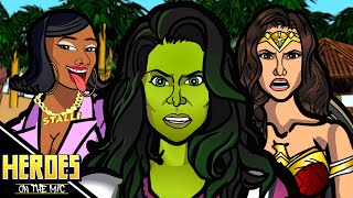 She-Hulk VS Wonder Woman (Marvel VS DC Rap Battle) Heroes on the Mic
