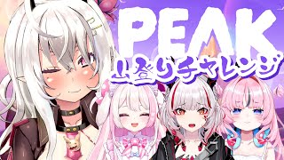 【ゲーム実況/PEAK】わずかなミスが命取りになる協力登山ゲーム！無事山頂に到達できるのか！？【山田テュテュル視点/色恋まくら/駄天使るぅね/デストロイヤー・R・ロイロ】