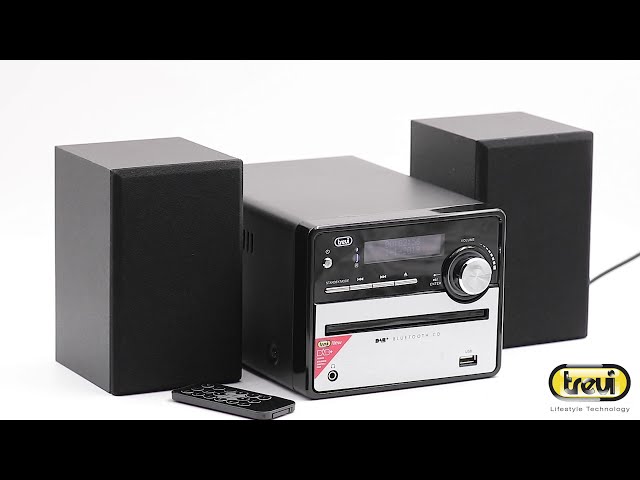 Vídeo relacionado con Trevi HCX 10F6, estéreo Hi Fi, Sistema estéreo para casa, sintonizador de Radio Digital, 30 emisoras FM memorizables, Reproductor de CD y MP3, Pantalla LCD, Reproductor USB MP3, Entrada AUX-IN, Mando