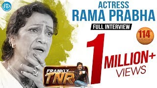 Actress Rama Prabha Exclusive Interview | Frankly With TNR