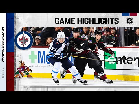 Jets @ Coyotes 10/28 | NHL Highlights 2022