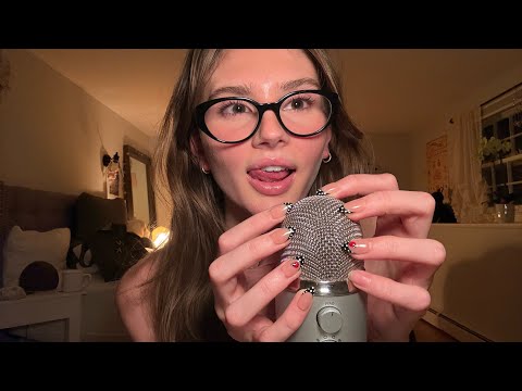 ASMR mouth sounds, mic scratching, face tracing, and more!