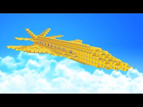 FLUGZEUG LUCKY BLOCK BATTLE!