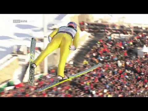 Andreas Kofler 05.03.2011 team competition 141m !!!Schanzenrekord!!! [Ski-WM Oslo 2011] ORF HD