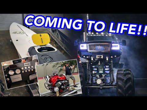 Raceboat & Mega Truck Progress Update