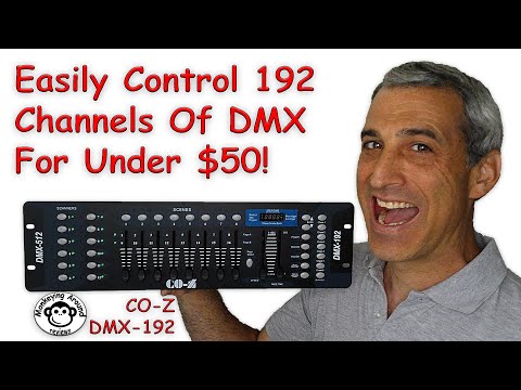 So You Want To Get A DMX Board For Under $50 – CO-Z 192 review