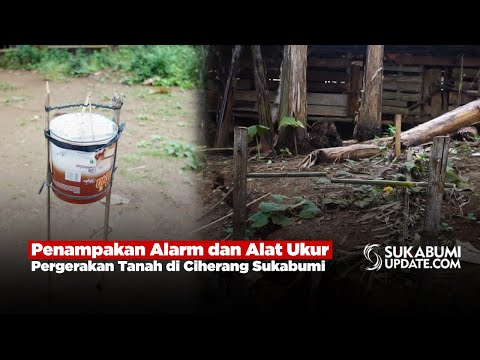 Penampakan Alarm dan Alat Ukur Pergerakan Tanah di Ciherang Sukabumi