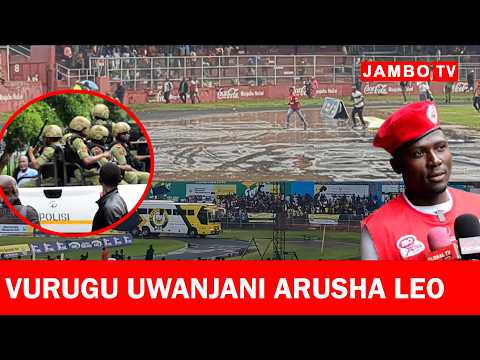 VURUGU MECHI YA TRA VS SIMBA ARUSHA,MABOMU YA MACHOZI YAPIGWA /MASHABIKI WADAI VIINGILIO VYAO