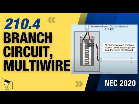 Branch Circuit, Multiwire, NEC 2020 - [210.4], (19min:38sec)